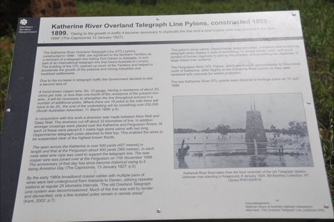 Katherine Overland Telegraph Pylons - Taree Accommodation 2