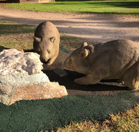 Wombat Statues Moonta - Taree Accommodation