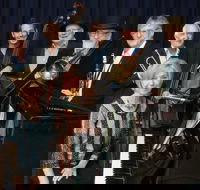 The Caxton Street Jazz Band in the Swigmore Hall at Robert Channon Wines - Taree Accommodation