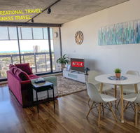 Stylish 2BR 2BT Apt with Bay Views Secure Parking Netflix Gym Pool and Wine - Taree Accommodation